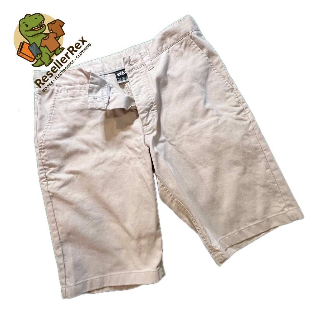 Men's Nike 6.0 Beige Cargo Shorts Size 34 Flat Front Casual Everyday Wear